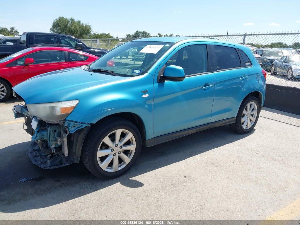 4A4AP3AU9EE031270 2014 MITSUBISHI OUTLANDER SPORT photo no. 2