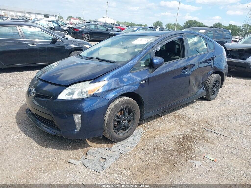 JTDKN3DU2F0477899 2015 TOYOTA PRIUS photo no. 2
