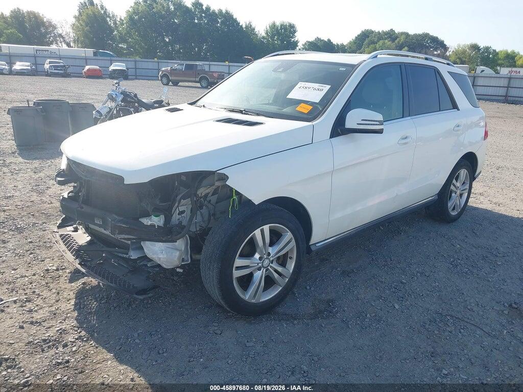 4JGDA5JB4FA514587 2015 MERCEDES-BENZ ML 350 photo no. 2