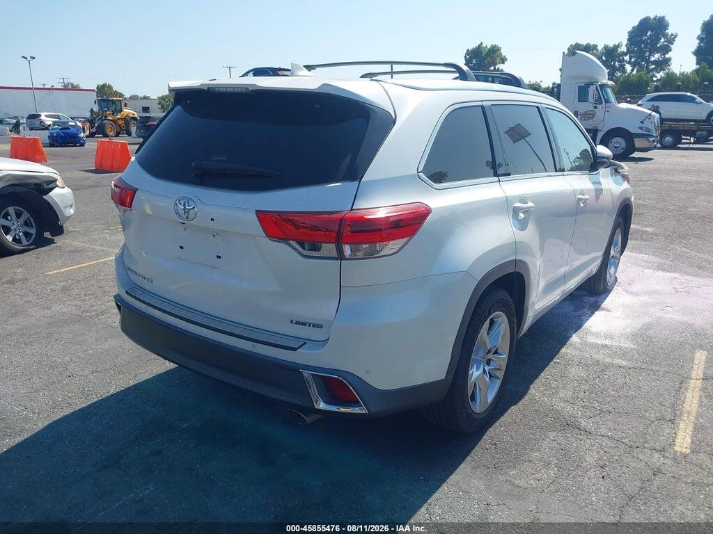 5TDYZRFH2JS258190 2018 TOYOTA HIGHLANDER photo no. 4