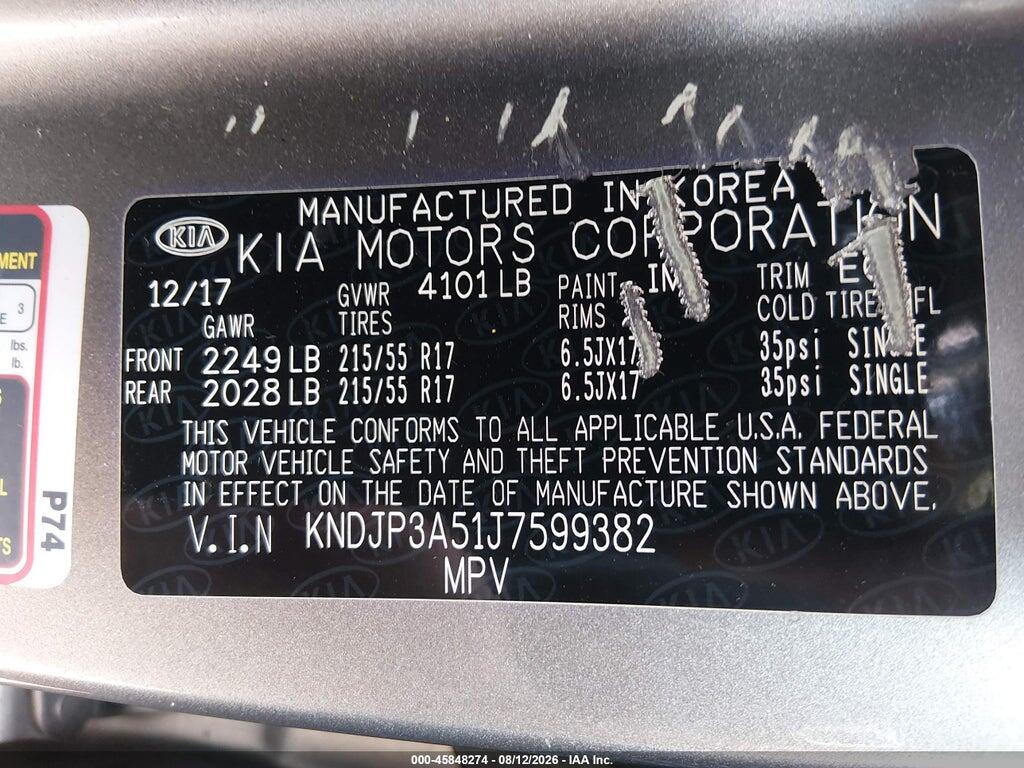KNDJP3A51J7599382 2018 KIA SOUL photo no. 9