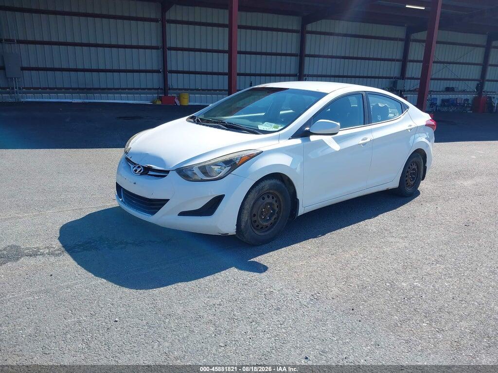 5NPDH4AEXGH760669 2016 HYUNDAI ELANTRA photo no. 2