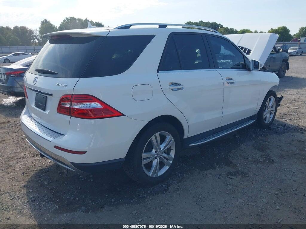 4JGDA5HB1FA596624 2015 MERCEDES-BENZ ML 350 photo no. 4