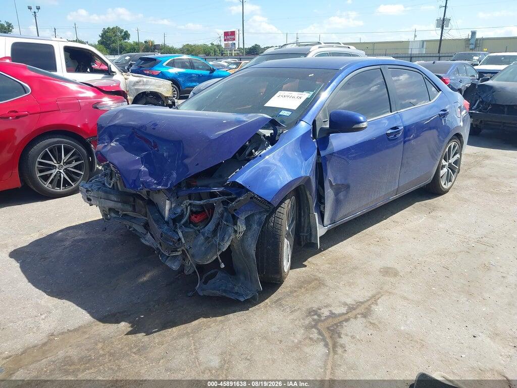 2T1BURHE2FC321411 2015 TOYOTA COROLLA photo no. 2