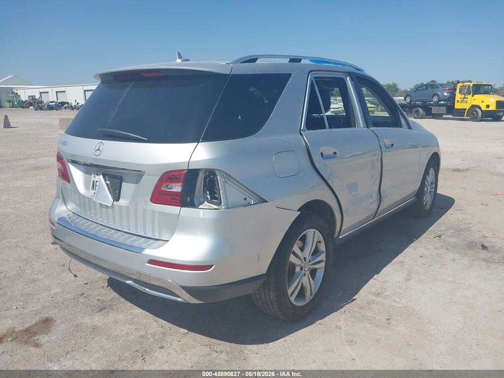 4JGDA5JBXFA590279 2015 MERCEDES-BENZ ML 350 photo no. 4