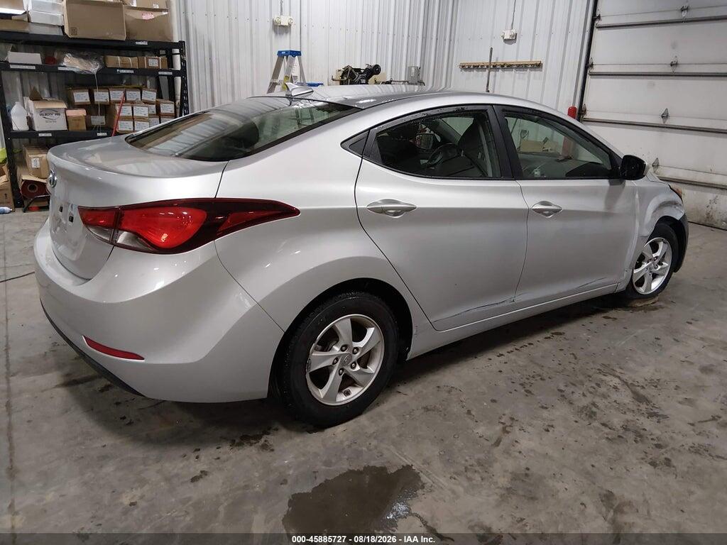 5NPDH4AEXFH651465 2015 HYUNDAI ELANTRA photo no. 4