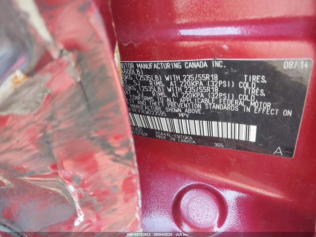 2T3DFREV3EW223595 2014 TOYOTA RAV4 photo no. 9