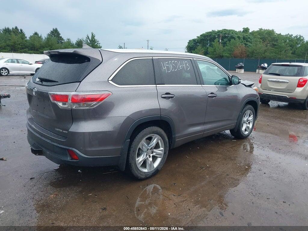 5TDDKRFH2FS180410 2015 TOYOTA HIGHLANDER photo no. 4