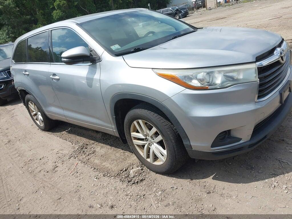 2015 TOYOTA HIGHLANDER 5TDBKRFHXFS195213