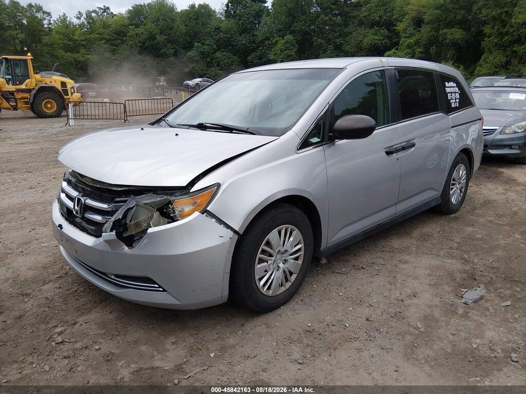 5FNRL5H2XFB065076 2015 HONDA ODYSSEY photo no. 2