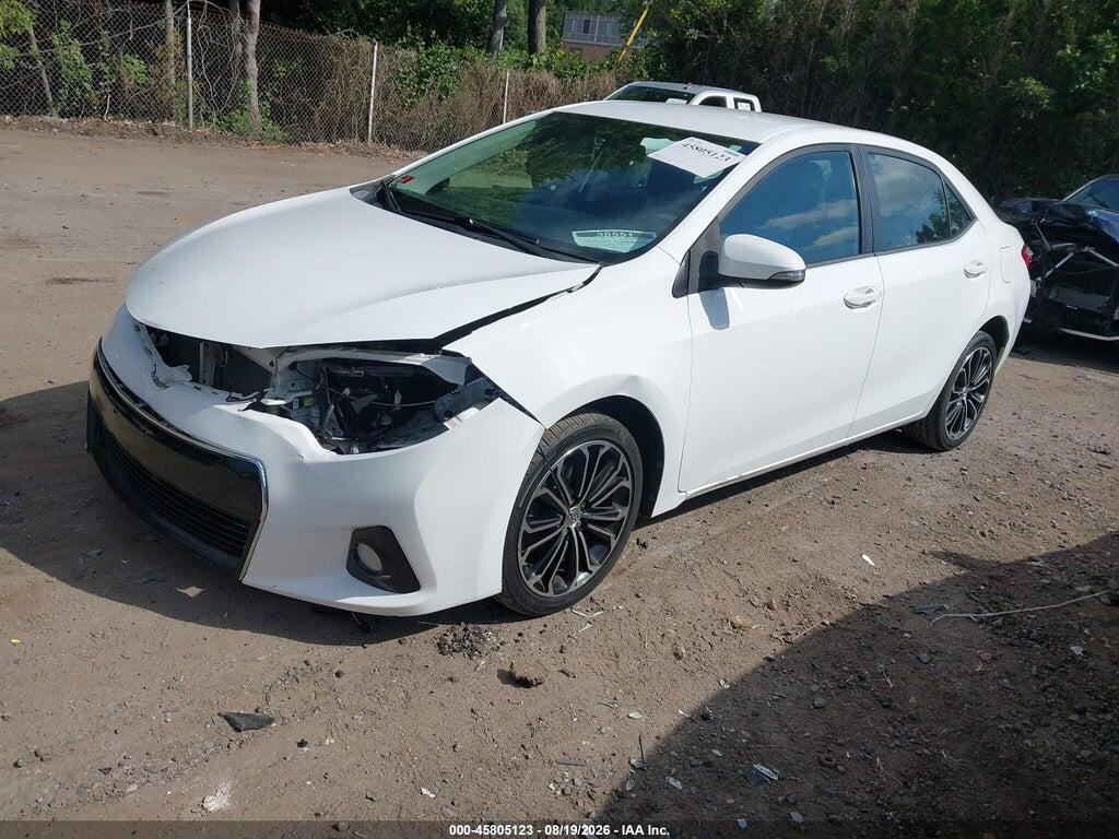 2T1BURHE8FC342019 2015 TOYOTA COROLLA photo no. 2