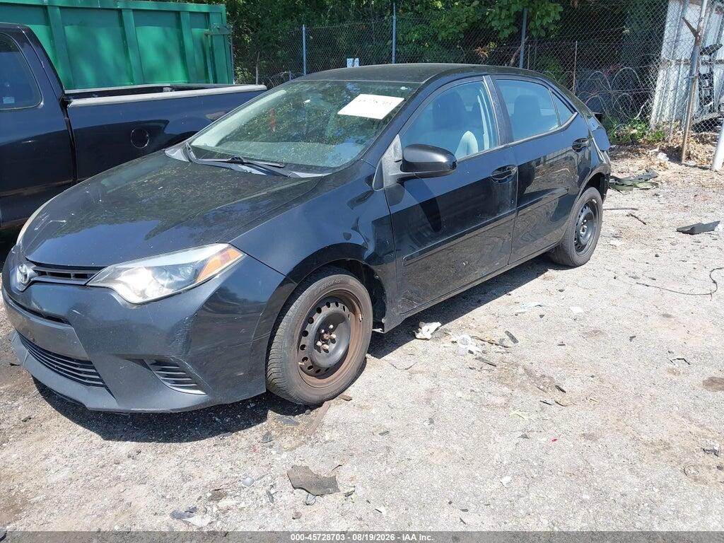 2T1BURHEXGC567141 2016 TOYOTA COROLLA photo no. 2