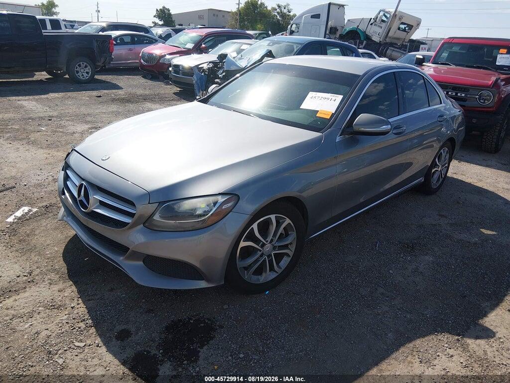 55SWF4JB8FU065462 2015 MERCEDES-BENZ C 300 photo no. 2