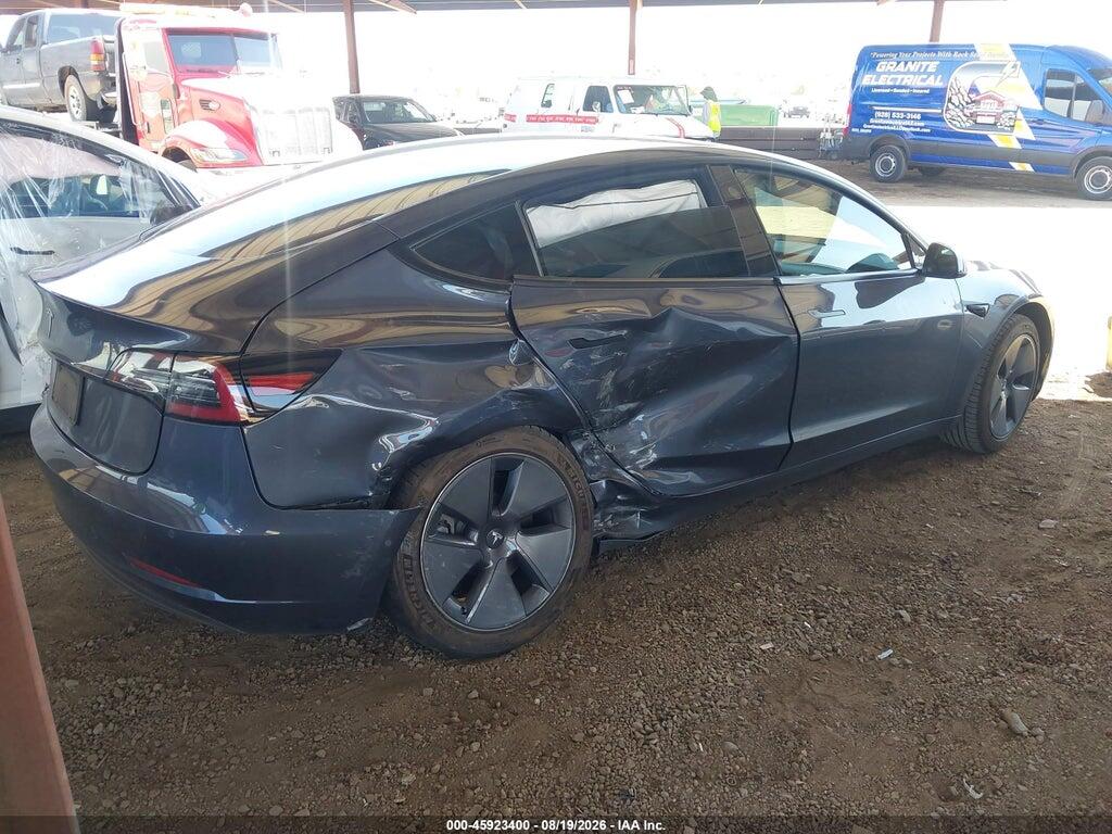 5YJ3E1EA4NF373119 2022 TESLA MODEL 3 photo no. 4