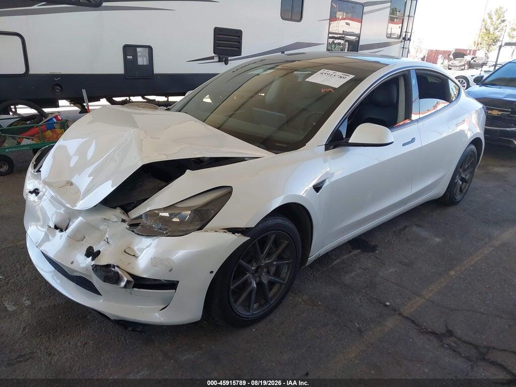 5YJ3E1EA1NF126463 2022 TESLA MODEL 3 photo no. 2
