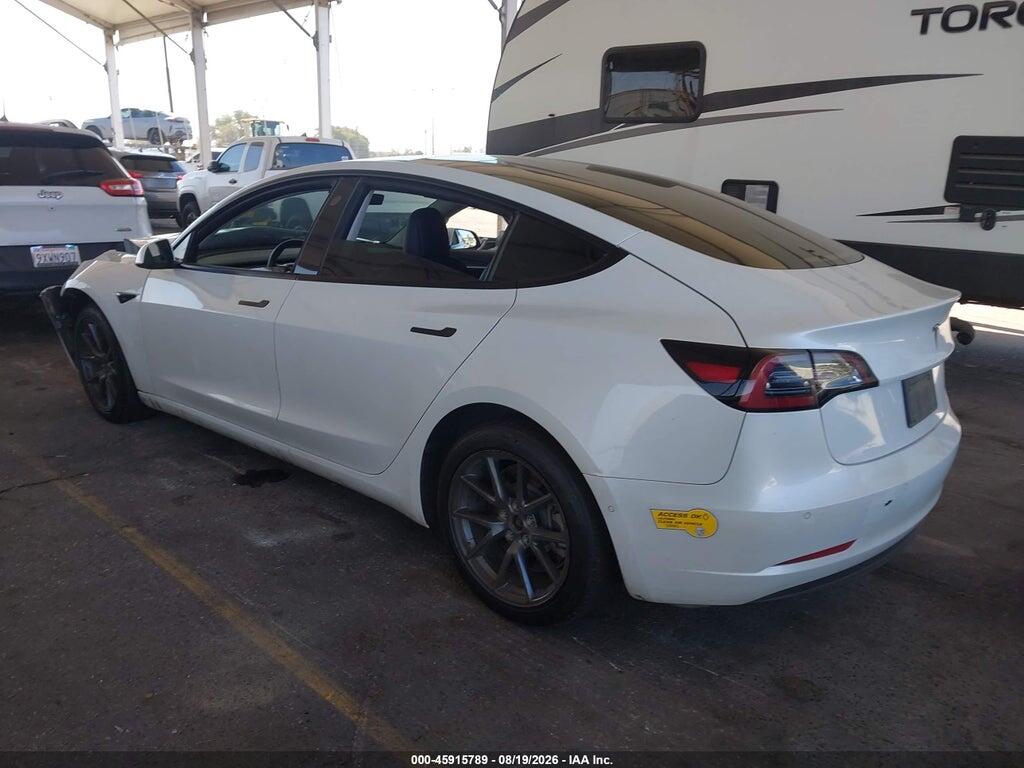 5YJ3E1EA1NF126463 2022 TESLA MODEL 3 photo no. 3