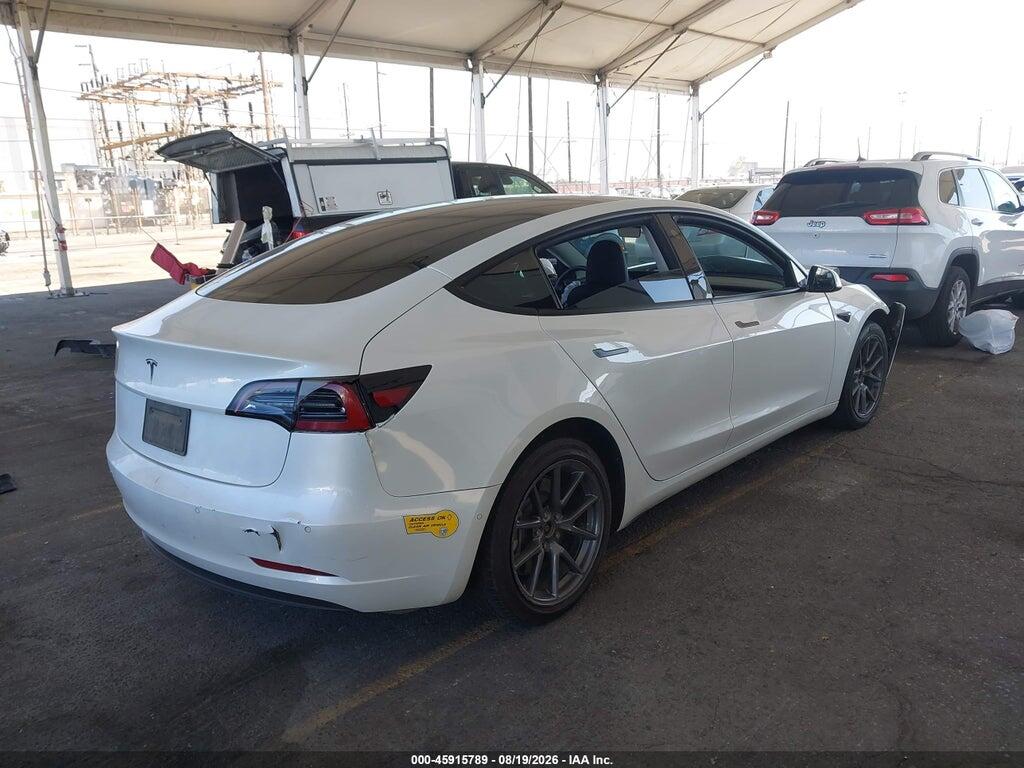 5YJ3E1EA1NF126463 2022 TESLA MODEL 3 photo no. 4