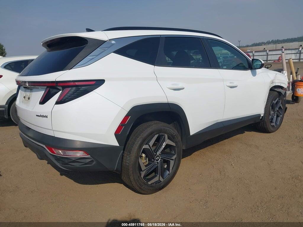 KM8JFCA19NU037099 2022 HYUNDAI TUCSON HYBRID photo no. 4