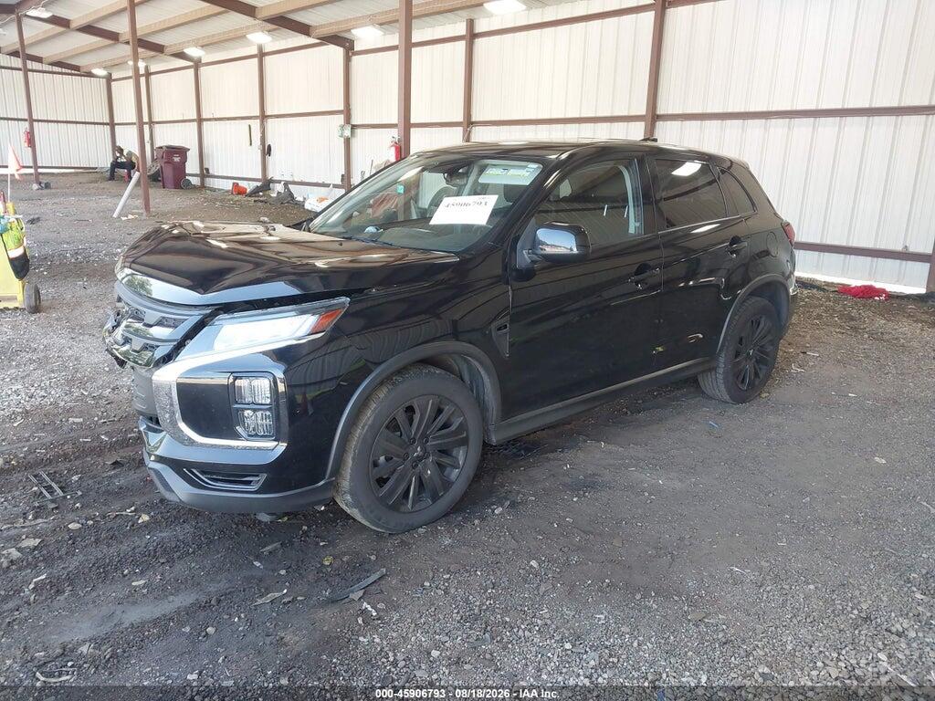 JA4ARUAU9NU009079 2022 MITSUBISHI OUTLANDER SPORT photo no. 2