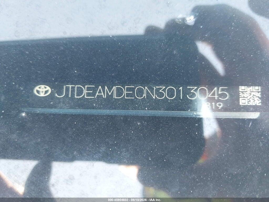 JTDEAMDE0N3013045 2022 TOYOTA COROLLA photo no. 9