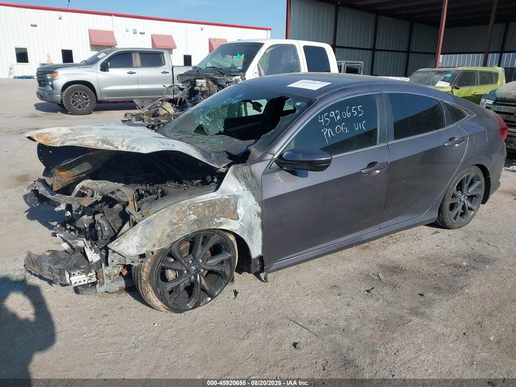 19XFC2F82LE010731 2020 HONDA CIVIC photo no. 2
