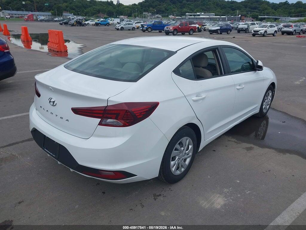 5NPD74LF2LH609182 2020 HYUNDAI ELANTRA photo no. 4