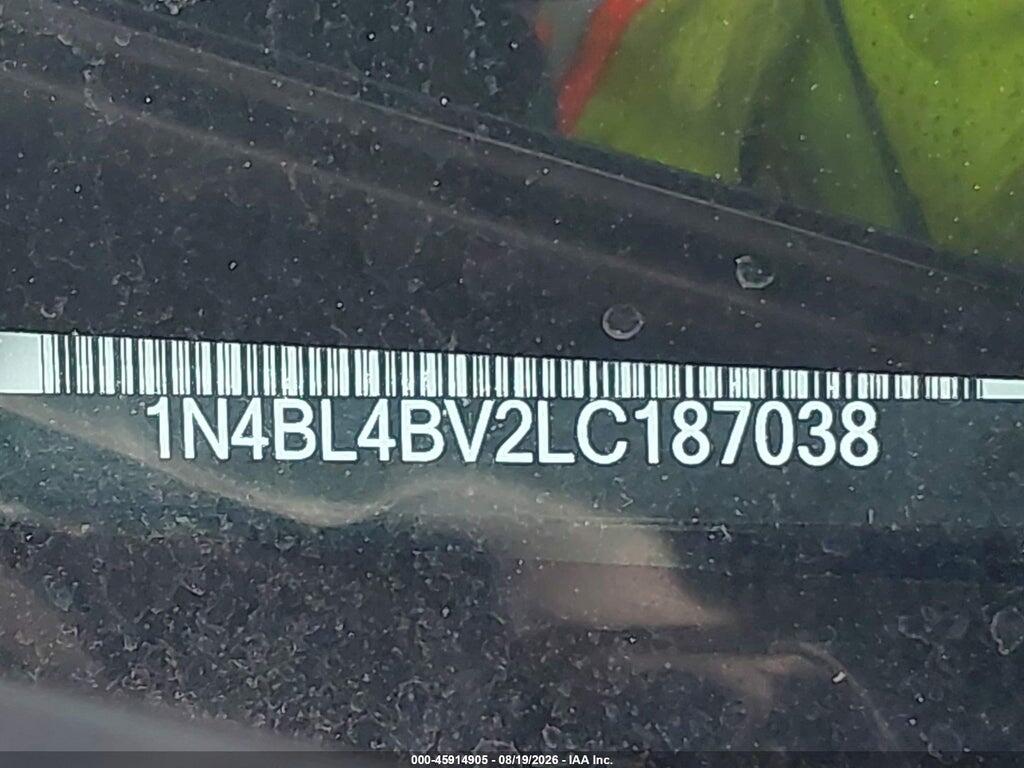 1N4BL4BV2LC187038 2020 NISSAN ALTIMA photo no. 9