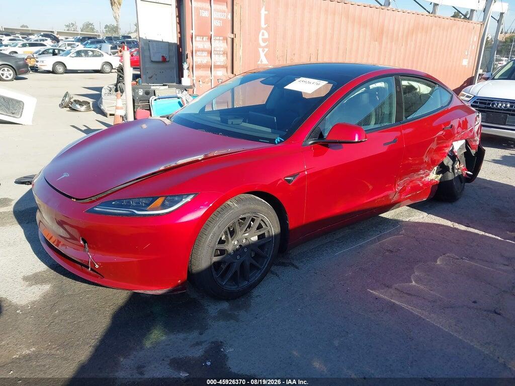5YJ3E1EB7RF816216 2024 TESLA MODEL 3 photo no. 2