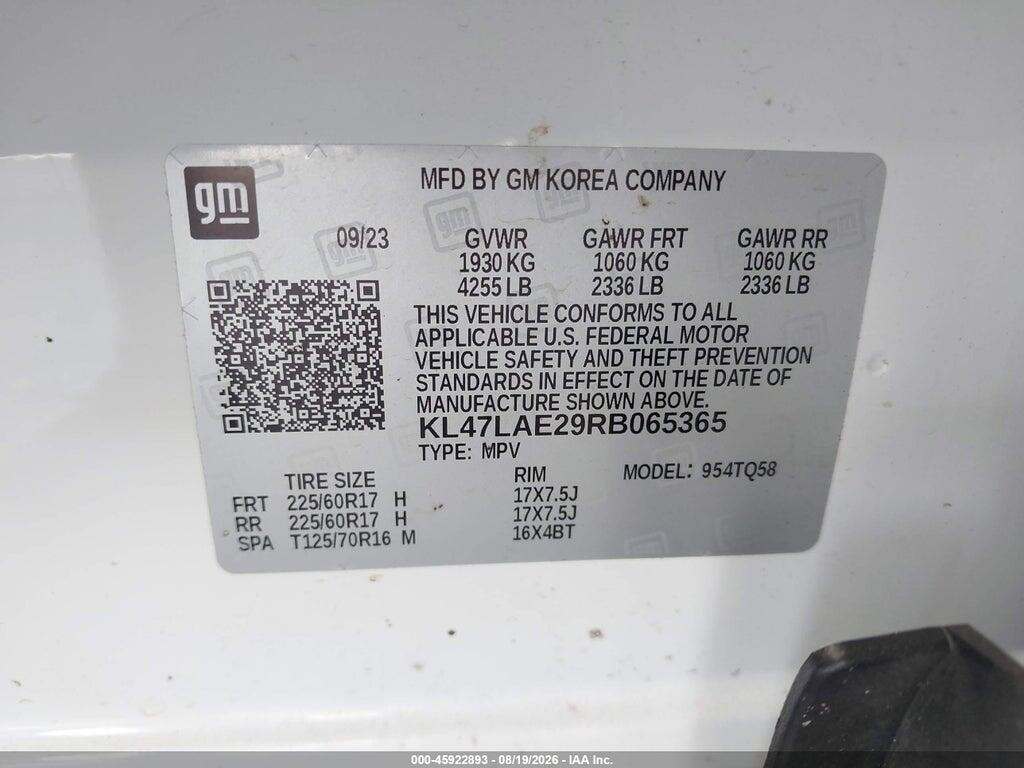 KL47LAE29RB065365 2024 BUICK ENVISTA photo no. 9