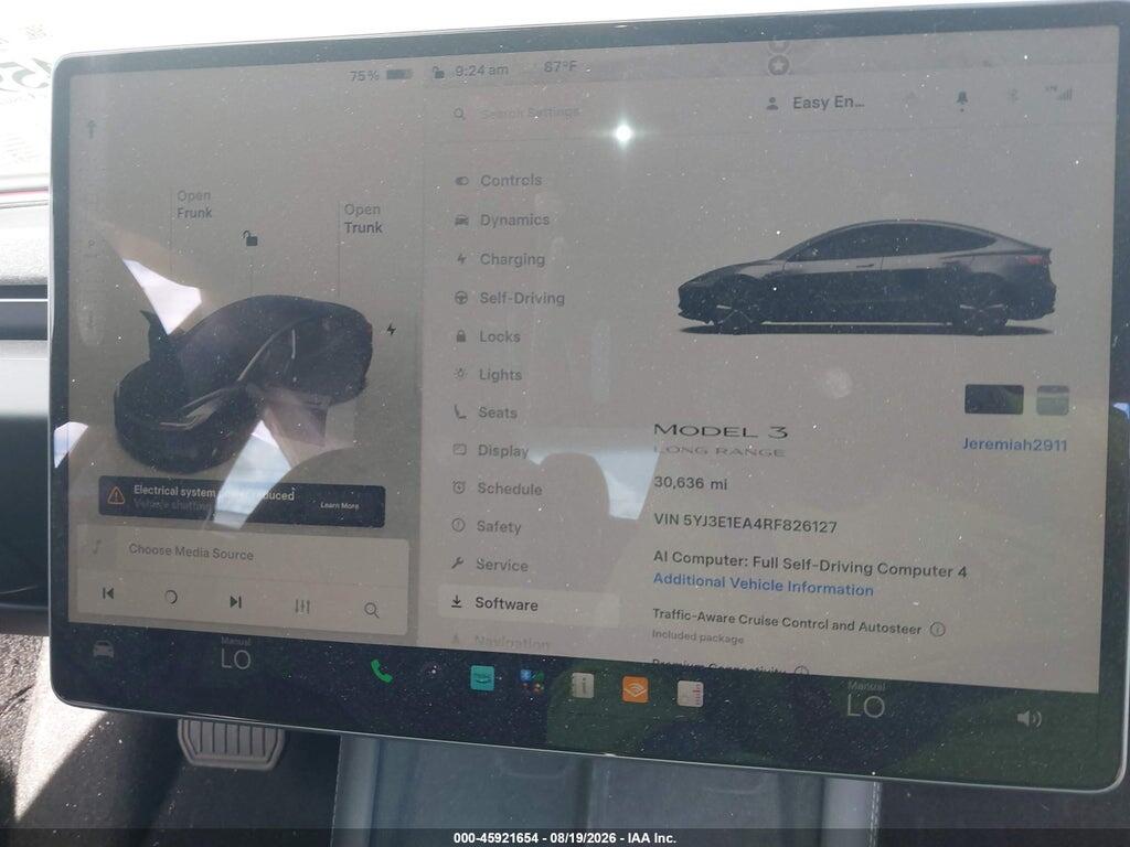 5YJ3E1EA4RF826127 2024 TESLA MODEL 3 photo no. 7