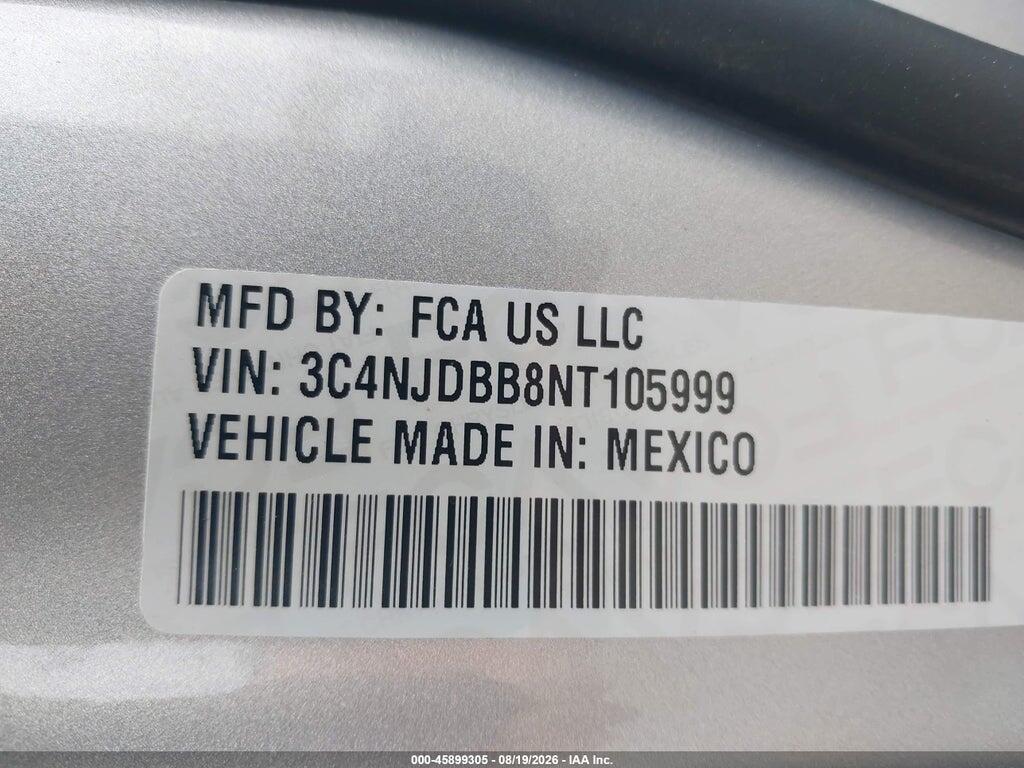 3C4NJDBB8NT105999 2022 JEEP COMPASS photo no. 9