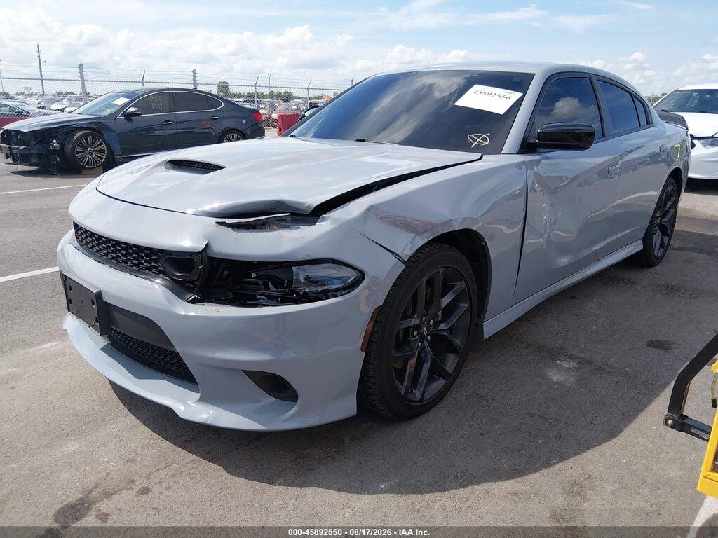 2C3CDXCT7NH173618 2022 DODGE CHARGER photo no. 2