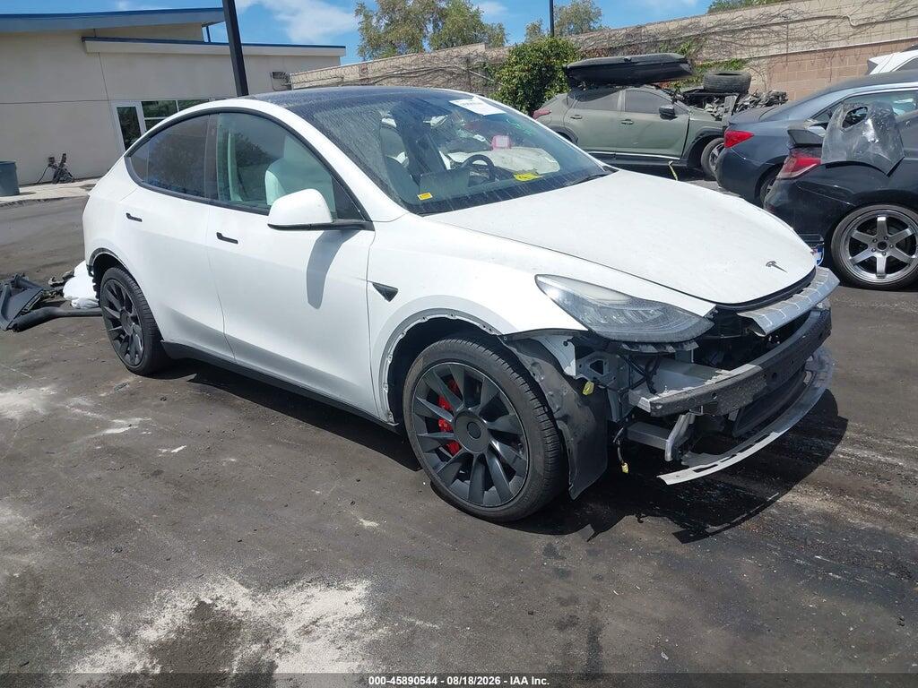 7SAYGDEE9NF445763 2022 TESLA MODEL Y photo no. 1