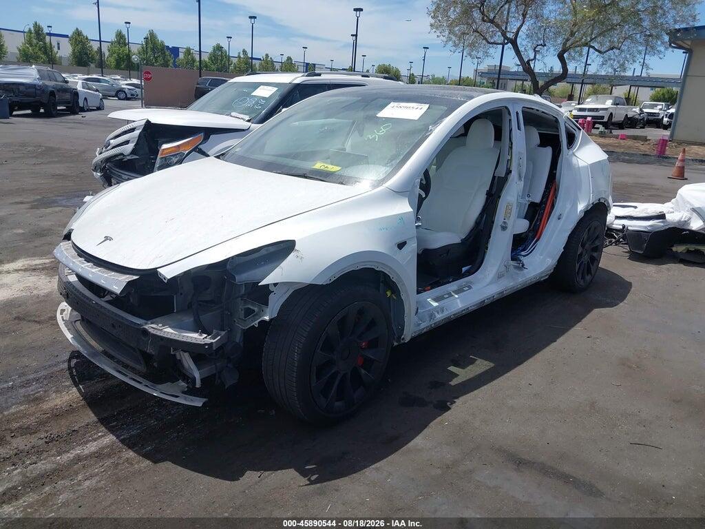 7SAYGDEE9NF445763 2022 TESLA MODEL Y photo no. 2