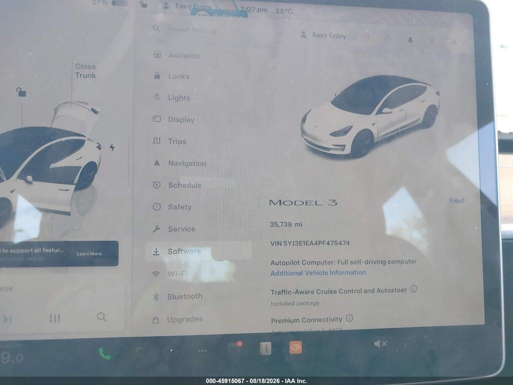 5YJ3E1EA4PF475474 2023 TESLA MODEL 3 photo no. 7