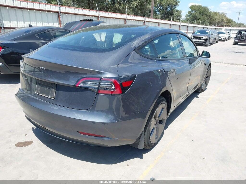 5YJ3E1EA1PF700191 2023 TESLA MODEL 3 photo no. 4