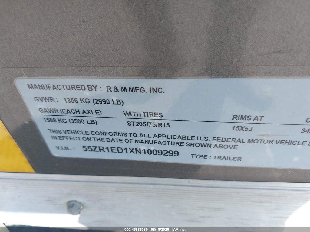 552R1ED1X01009299 2022 RM ENCLOSED photo no. 9
