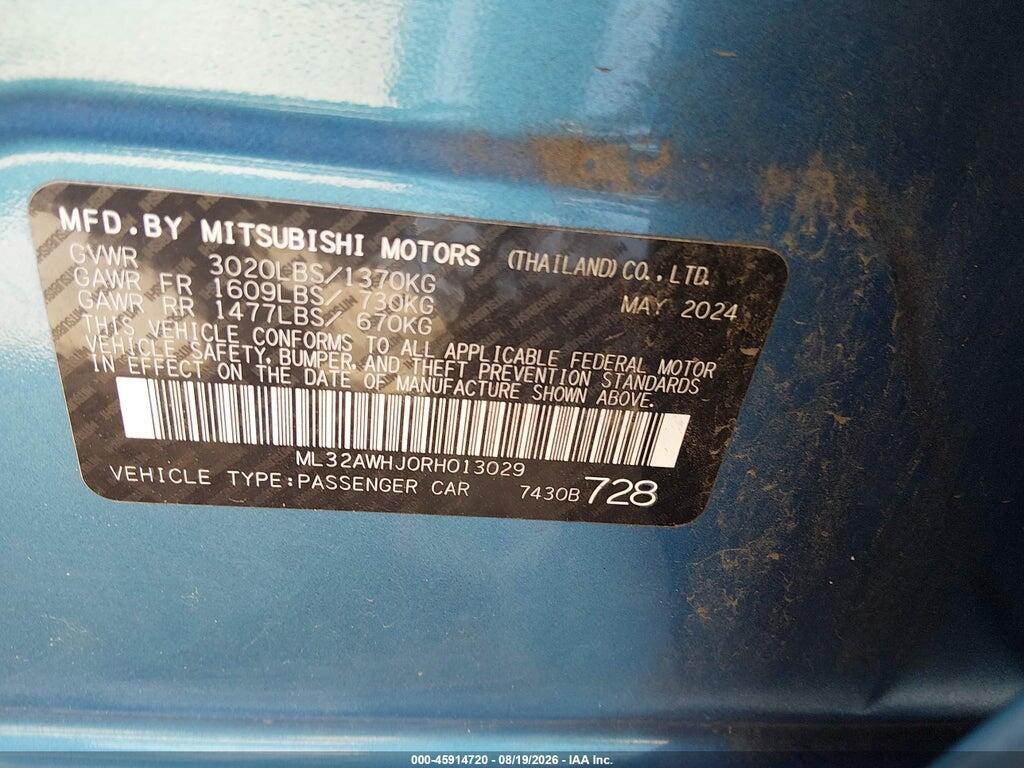 ML32AWHJ0RH013029 2024 MITSUBISHI MIRAGE photo no. 9