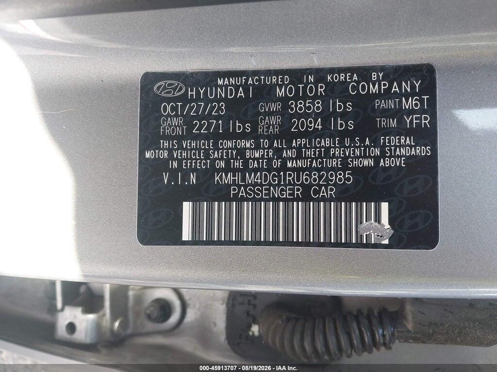 KMHLM4DG1RU682985 2024 HYUNDAI ELANTRA photo no. 9