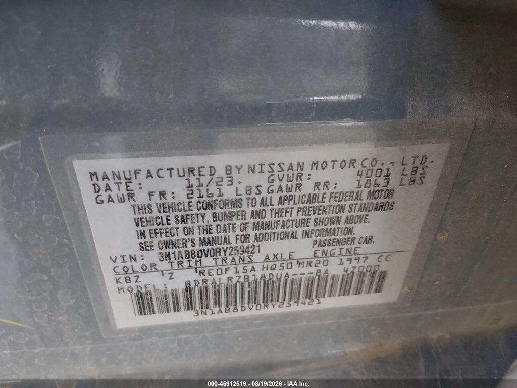 3N1AB8DV0RY259421 2024 NISSAN SENTRA photo no. 9