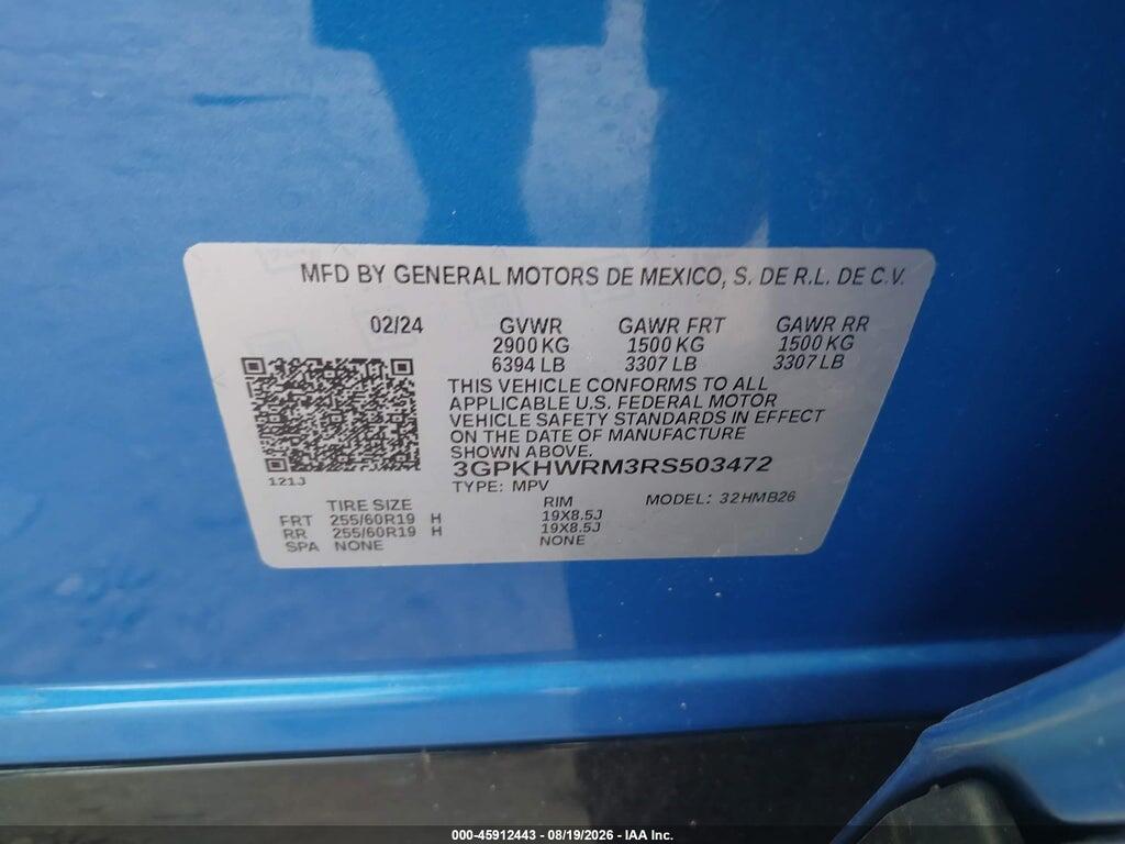 3GPKHWRM3RS503472 2024 HONDA PROLOGUE photo no. 9
