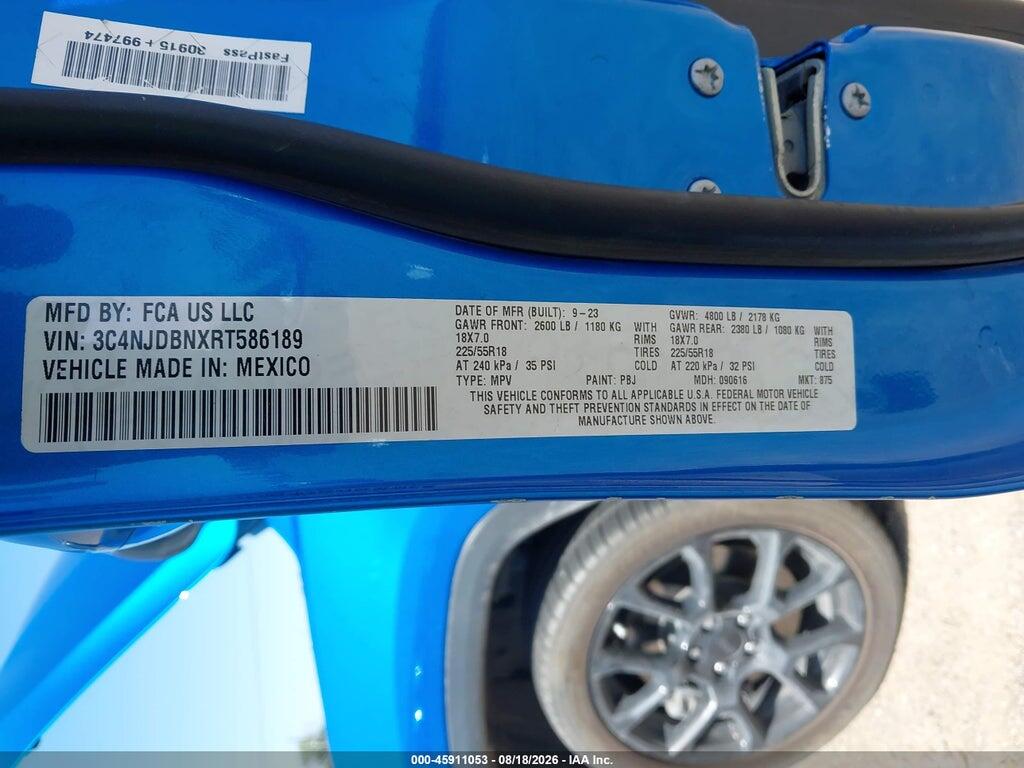 3C4NJDBNXRT586189 2024 JEEP COMPASS photo no. 9