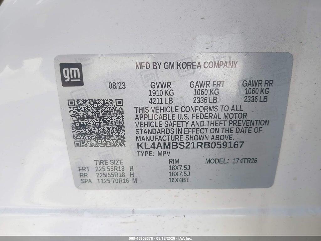 KL4AMBS21RB059167 2024 BUICK ENCORE GX photo no. 9