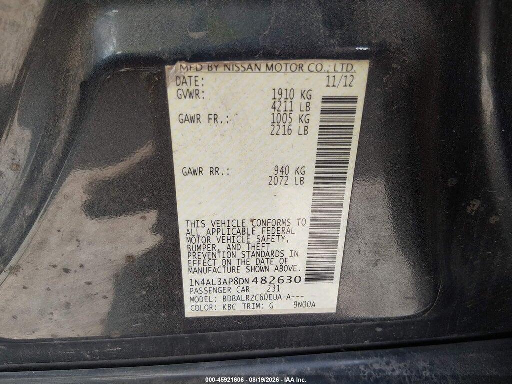 1N4AL3AP8DN482630 2013 NISSAN ALTIMA photo no. 9