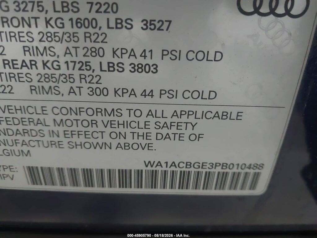 WA1ACBGE3PB010488 2023 AUDI E-TRON S photo no. 9