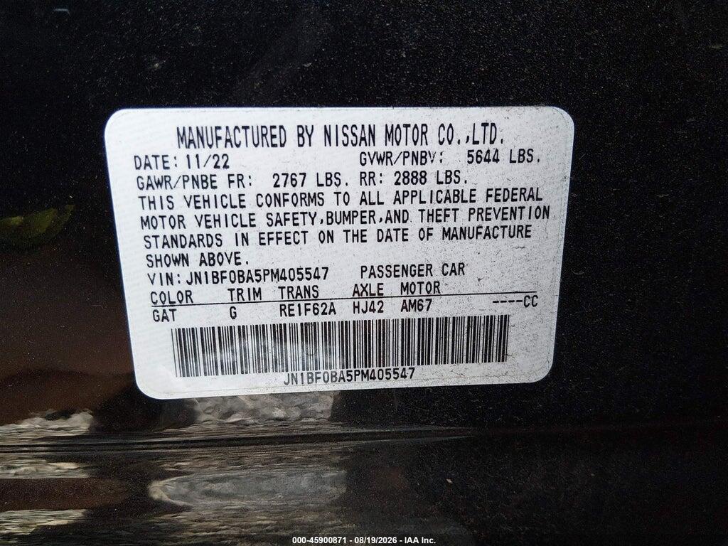 JN1BF0BA5PM405547 2023 NISSAN ARIYA photo no. 9