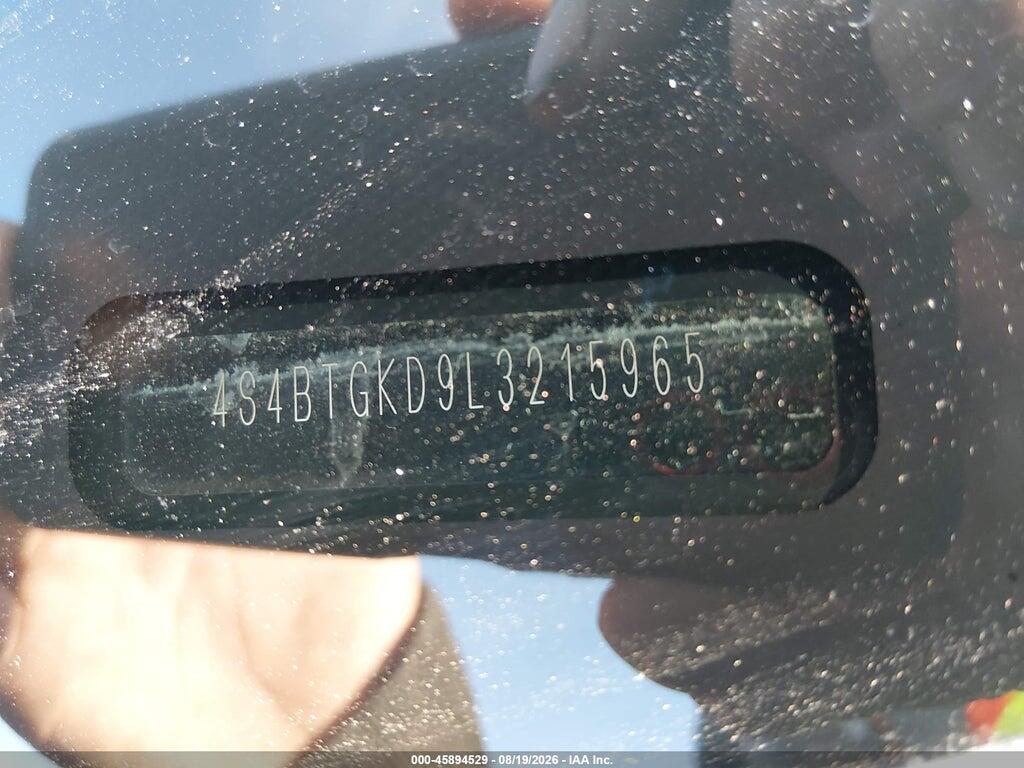 4S4BTGKD9L3215965 2020 SUBARU OUTBACK photo no. 9