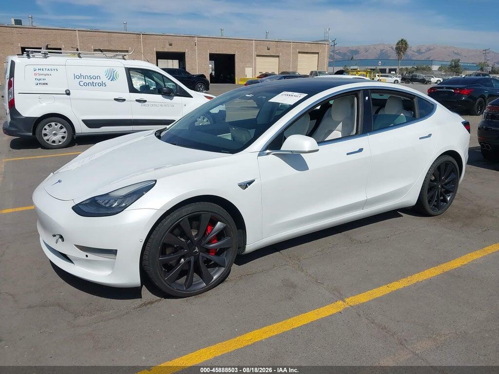 5YJ3E1EC1LF624967 2020 TESLA MODEL 3 photo no. 2