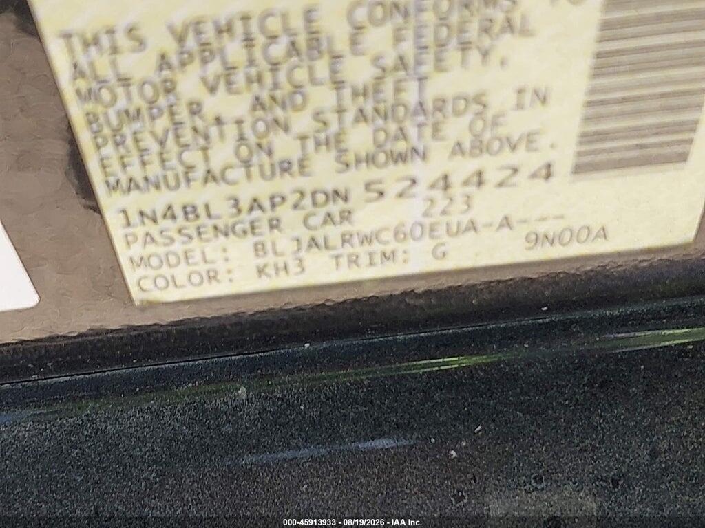 1N4BL3AP2DN524424 2013 NISSAN ALTIMA photo no. 9