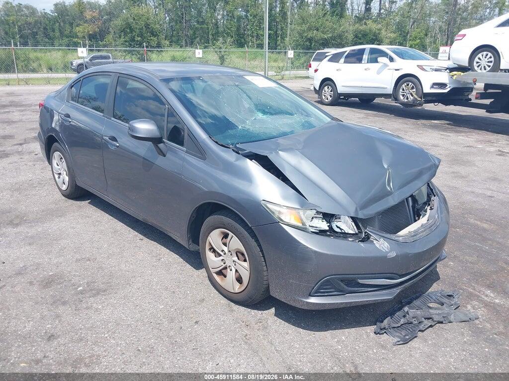 19XFB2F53DE000753 2013 HONDA CIVIC photo no. 1